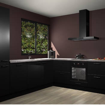 Zwarte keuken Benidorm 50979