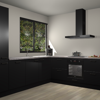 Zwarte keuken Benidorm 50980