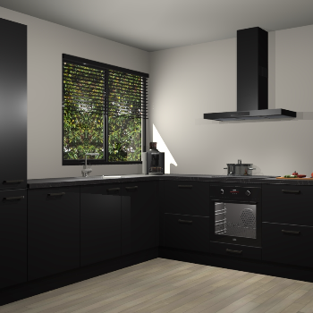 Zwarte keuken Benidorm 51038