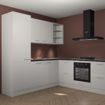 Zijdegrijze keuken Turek 78786