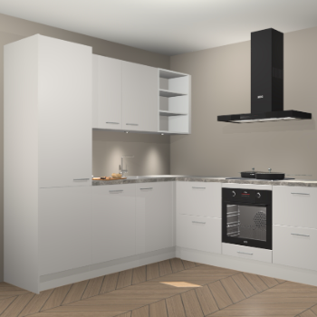 Zijdegrijze keuken Turek 79104