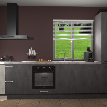 Beton Antraciet keuken Antigua 46285