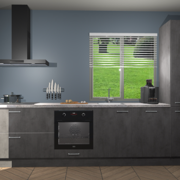 Beton Antraciet keuken Antigua 46287
