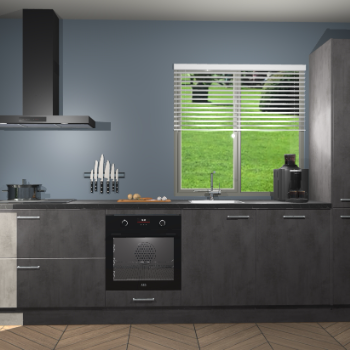 Beton Antraciet keuken Antigua 46315