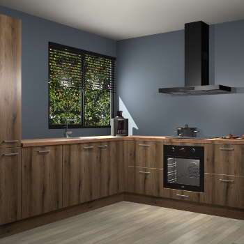 Goud Eiken keuken Benidorm 48857