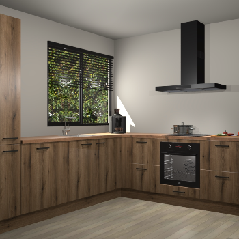 Goud Eiken keuken Benidorm 48862