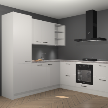 Zijdegrijze keuken Turek 79130