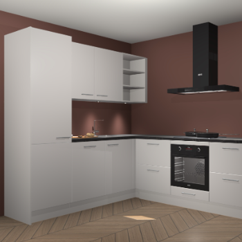 Zijdegrijze keuken Turek 79132