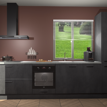 Beton Zwarte keuken Antigua 46361