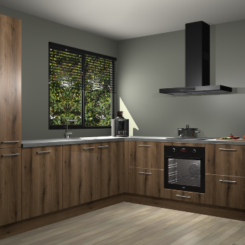 Goud Eiken keuken Benidorm 49027