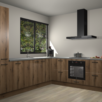 Goud Eiken keuken Benidorm 49031