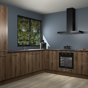 Goud Eiken keuken Benidorm 49069