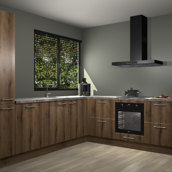 Goud Eiken keuken Benidorm 49075