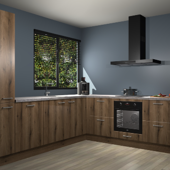 Goud Eiken keuken Benidorm 49095