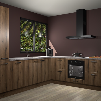 Goud Eiken keuken Benidorm 49097