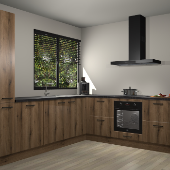 Goud Eiken keuken Benidorm 49105