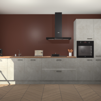 Beton Opaal keuken Leuven 50891