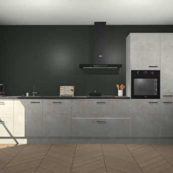 Beton Opaal keuken Leuven 50966