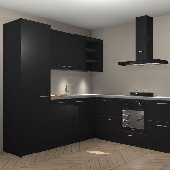 Zwarte keuken Turek 79769