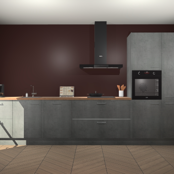 Beton Parelgrijs keuken Leuven 51076