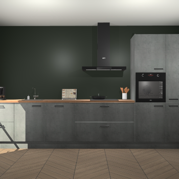 Beton Parelgrijs keuken Leuven 51081