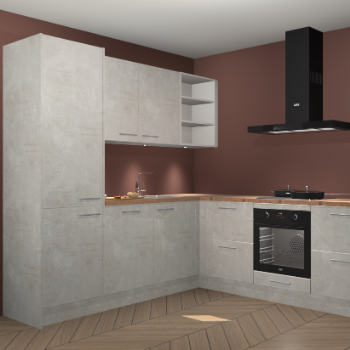 Beton opaal keuken Turek 83585