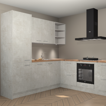 Beton opaal keuken Turek 83586