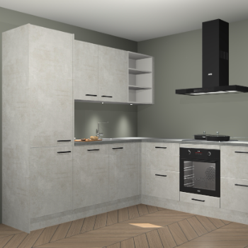 Beton opaal keuken Turek 83647