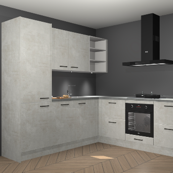 Beton opaal keuken Turek 83648