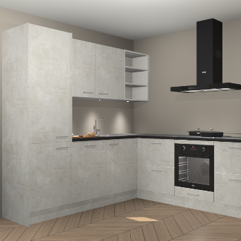 Beton opaal keuken Turek 83658