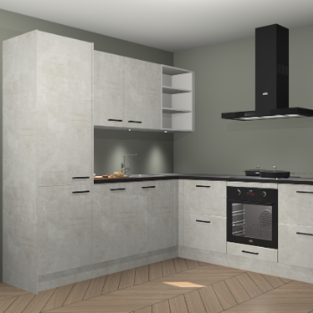 Beton opaal keuken Turek 83660