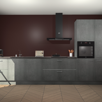 Beton Parelgrijs keuken Leuven 51191