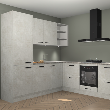 Beton opaal keuken Turek 83666