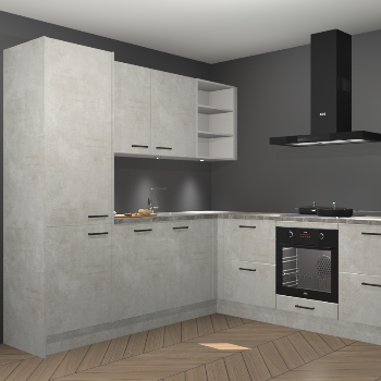 Beton opaal keuken Turek 83667