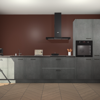 Beton Parelgrijs keuken Leuven 51194