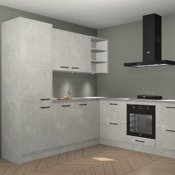 Beton opaal keuken Turek 83691