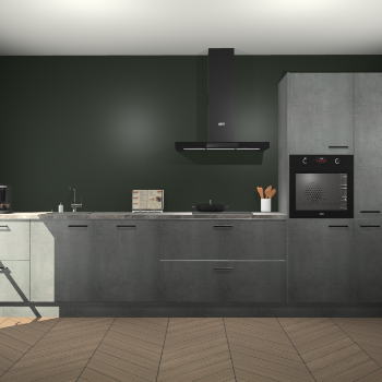 Beton Parelgrijs keuken Leuven 51220