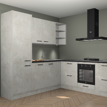 Beton opaal keuken Turek 83733