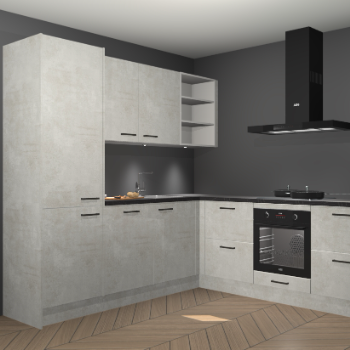 Beton opaal keuken Turek 83734