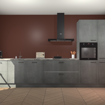 Beton Parelgrijs keuken Leuven 51221