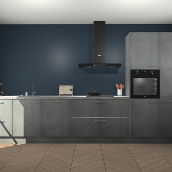 Beton Parelgrijs keuken Leuven 51255