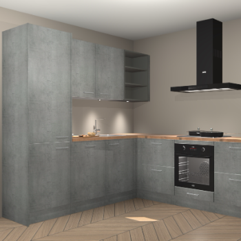 Beton parelgrijs keuken Turek 83751