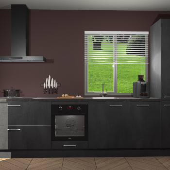 Beton Zwarte keuken Antigua 46370