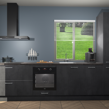 Beton Zwarte keuken Antigua 46371