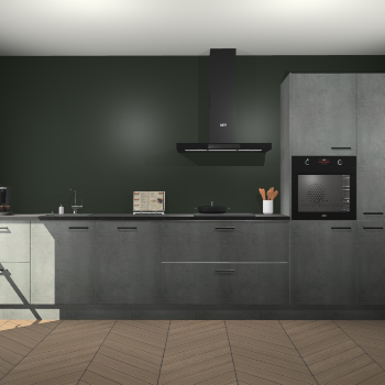 Beton Parelgrijs keuken Leuven 51313