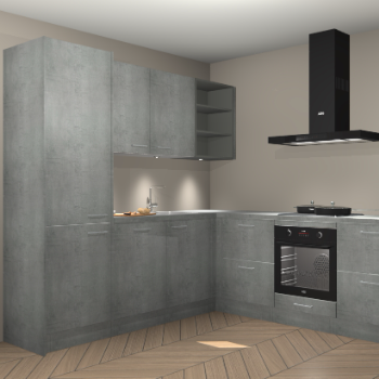 Beton parelgrijs keuken Turek 83768