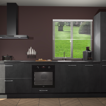 Beton Zwarte keuken Antigua 46454