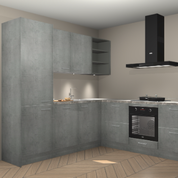 Beton parelgrijs keuken Turek 83792