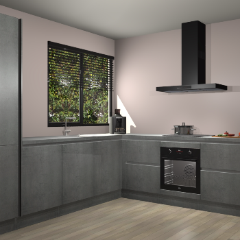 Beton Parelgrijs greeploze keuken Benidorm 51823