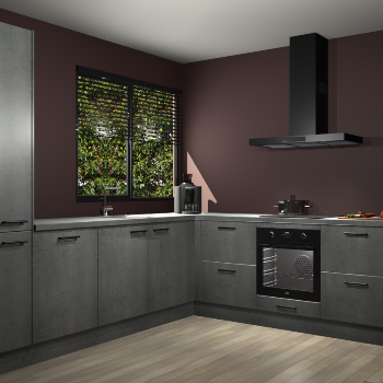 Beton Parelgrijs keuken Benidorm 51824